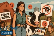 «Молочная ферма 18+»: экоактивисты против откровенного контента с коровами